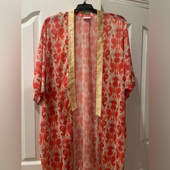 π NWOT SUKI SO WOMEN'S GODDESS KIMONO IN GOLDEN HOUR πfree New tote π - Picture 2 of 14